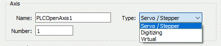 PLCopen Axis Parameters